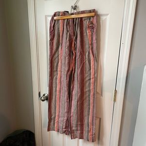 Boden linen wide leg pants